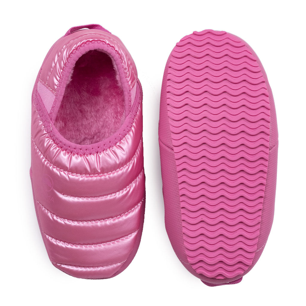 Pantufla Acolchada Infantil Rosado