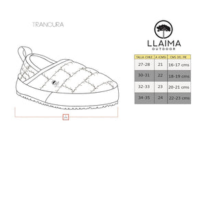 Pantufla Llaima Outdoor Acolchada Kids Rosado