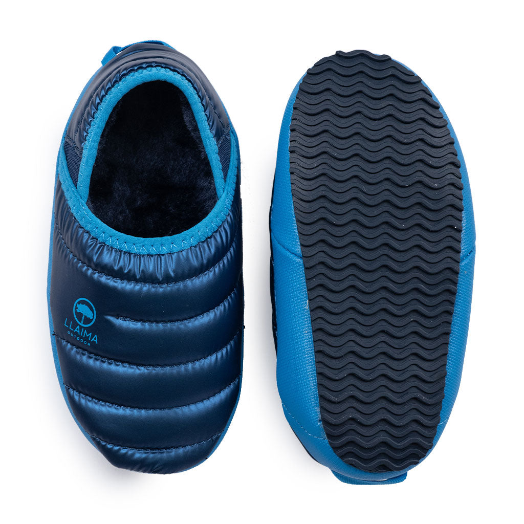 Pantufla Acolchada Infantil Azul