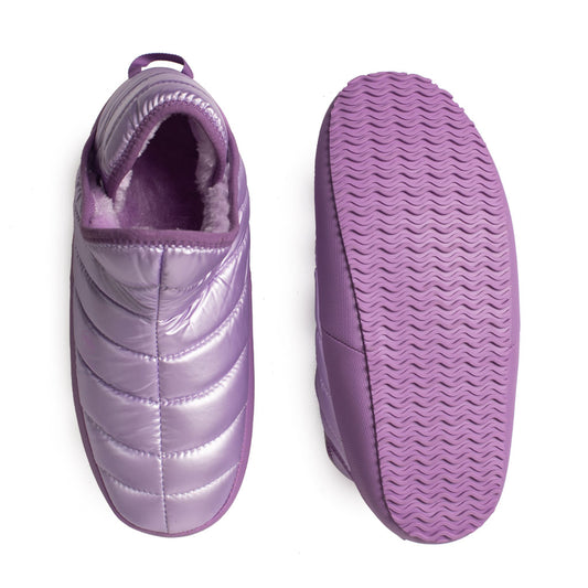 Pantufla Llaima Outdoor Acolchada Caña Alta Lila