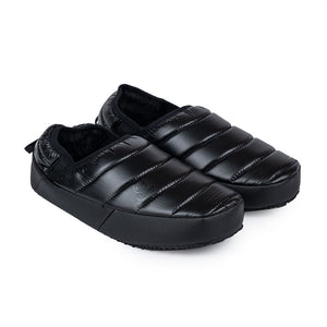 Pantufla Acolchada Mujer Negro