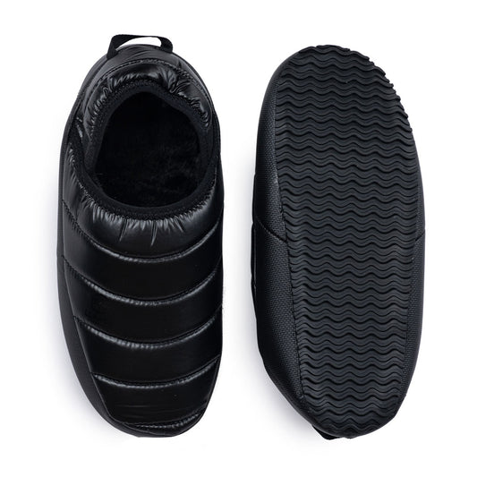 Pantufla Acolchada Negro Tantauco Llaima Talla 35-36