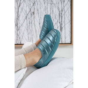 Pantufla Llaima Outdoor Acolchada Mujer Celeste