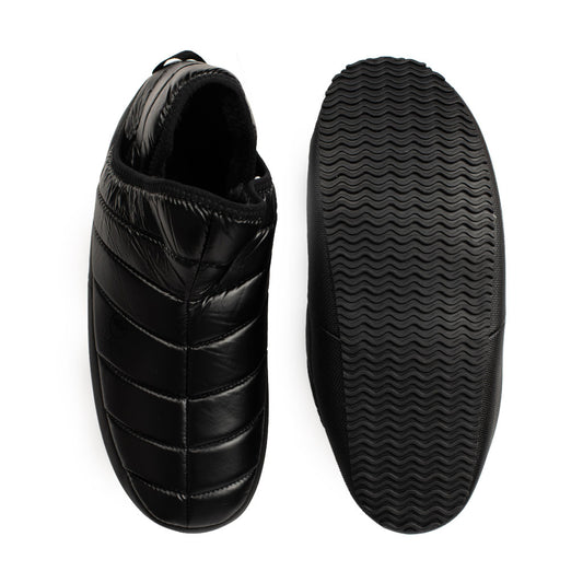 Pantufla Acolchada Talla 35-36 Caña Alta Negro Llaima Talla 35-36