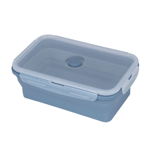 Contenedor Silicona Plegable 1200 Ml Celeste