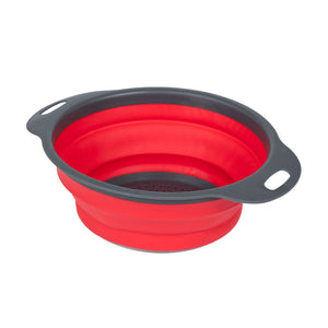 Colador Plegable Redondo Rojo