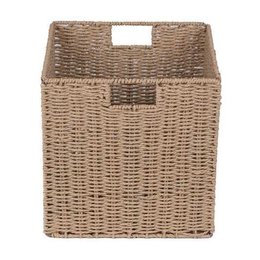 Canasto Deco Plegable Ratán