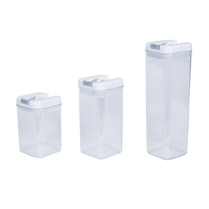 Canister Hermético A Presión 800 Ml Blanco