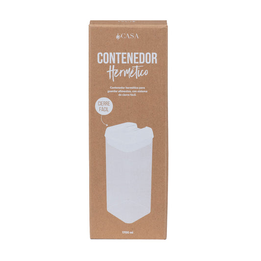 Canister Hermético A Presión 1.700 Ml Blanco