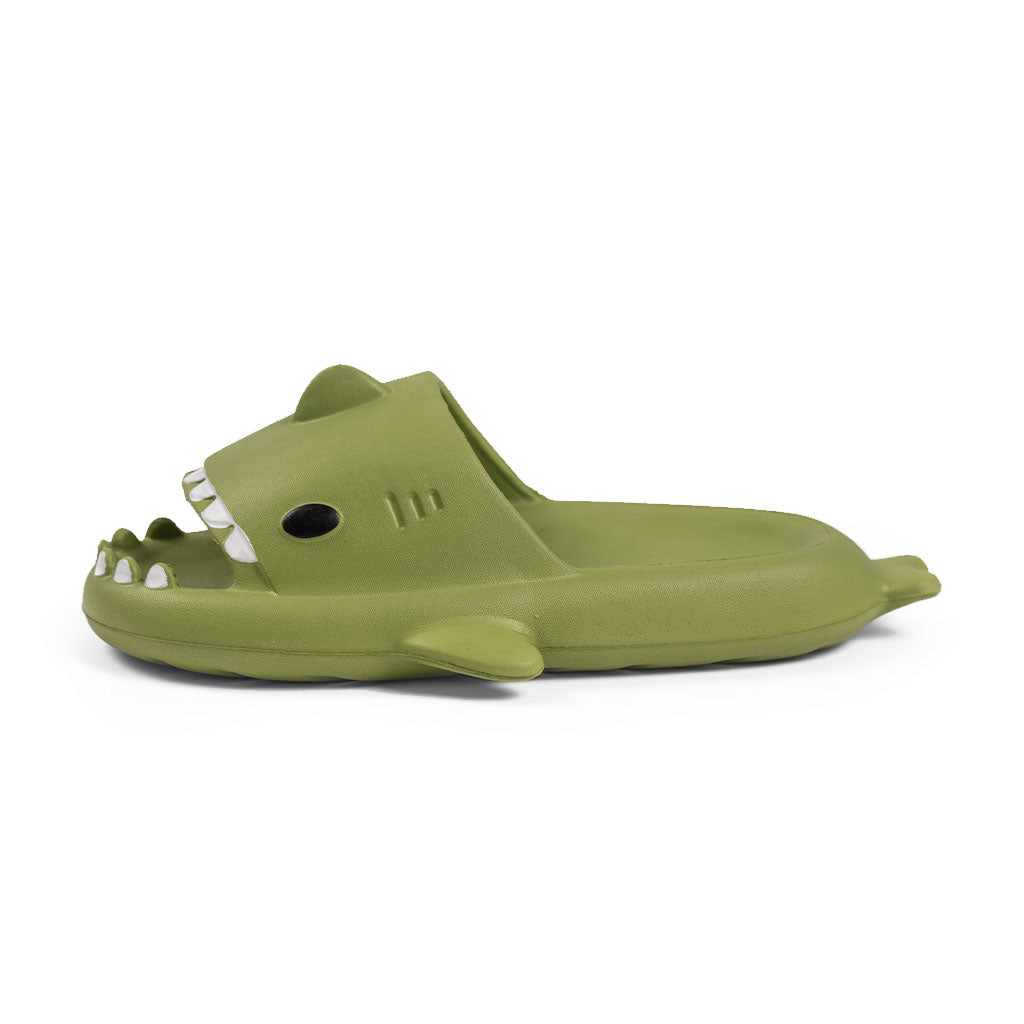 Sandalia Infantil Tiburón Goma Verde