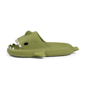 Sandalia Infantil Tiburón Goma Verde