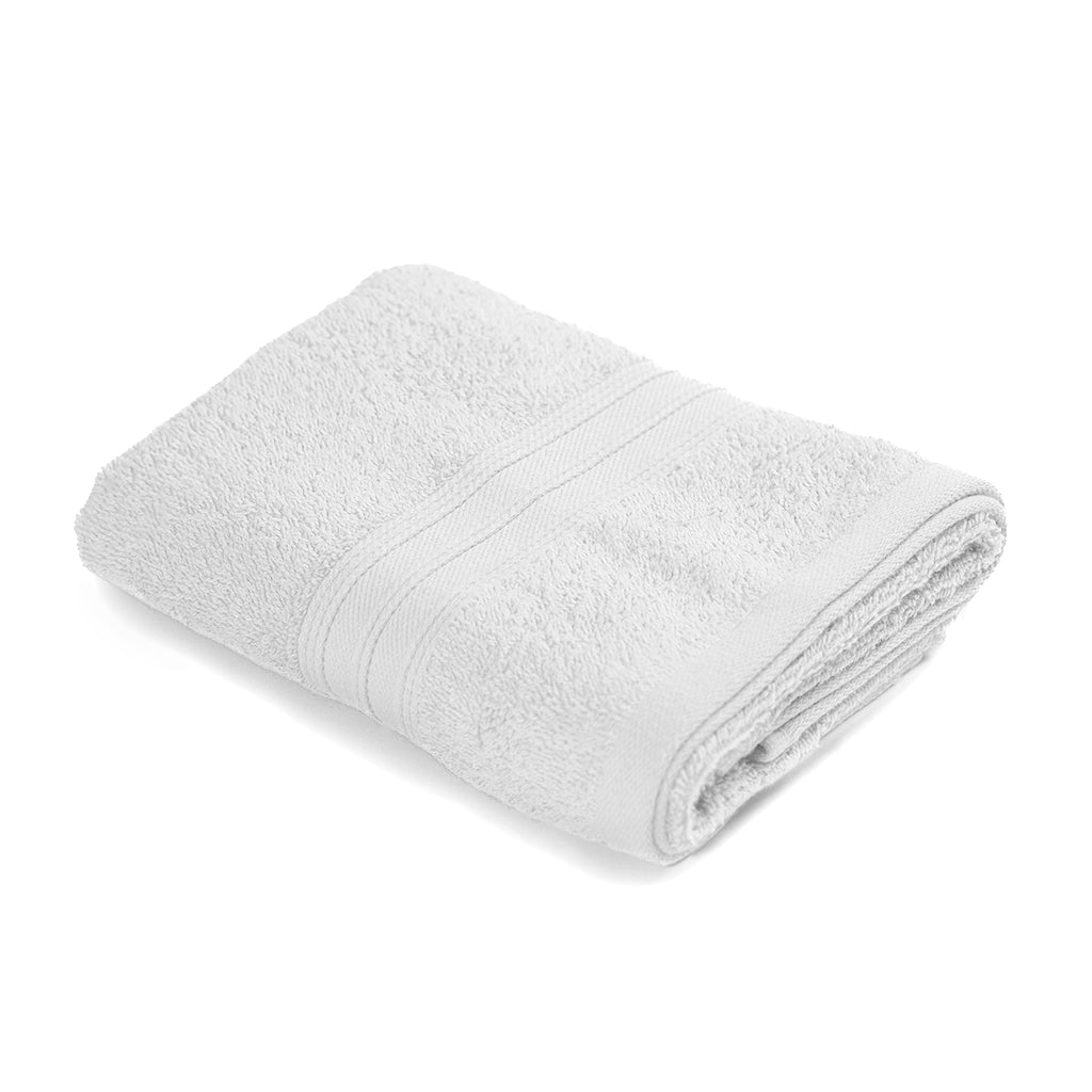Set toalla cuerpo y manos blanco