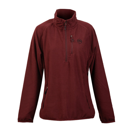 Micropolar Llaima Waffle Mujer Burdeo