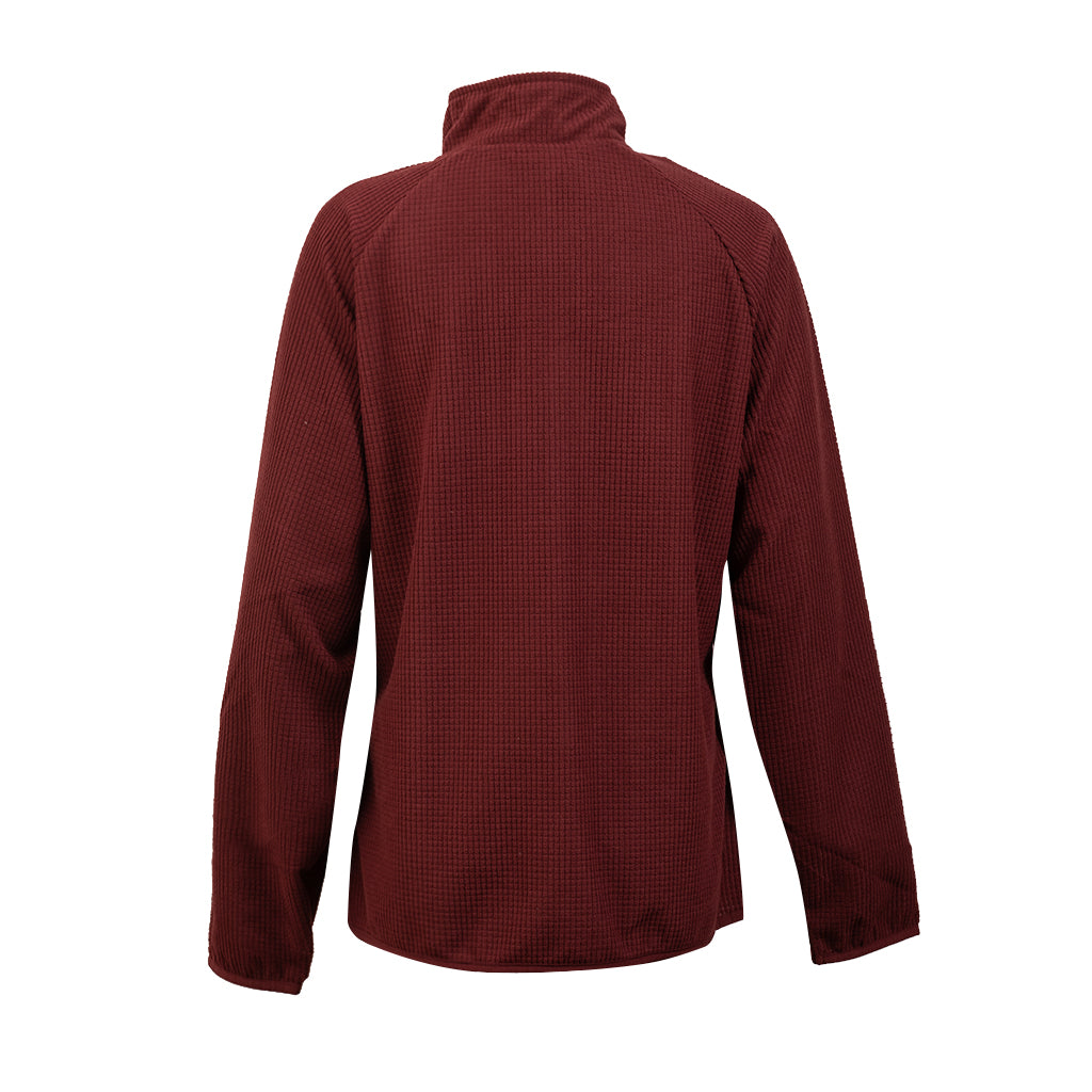 Micropolar Llaima Waffle Mujer Burdeo