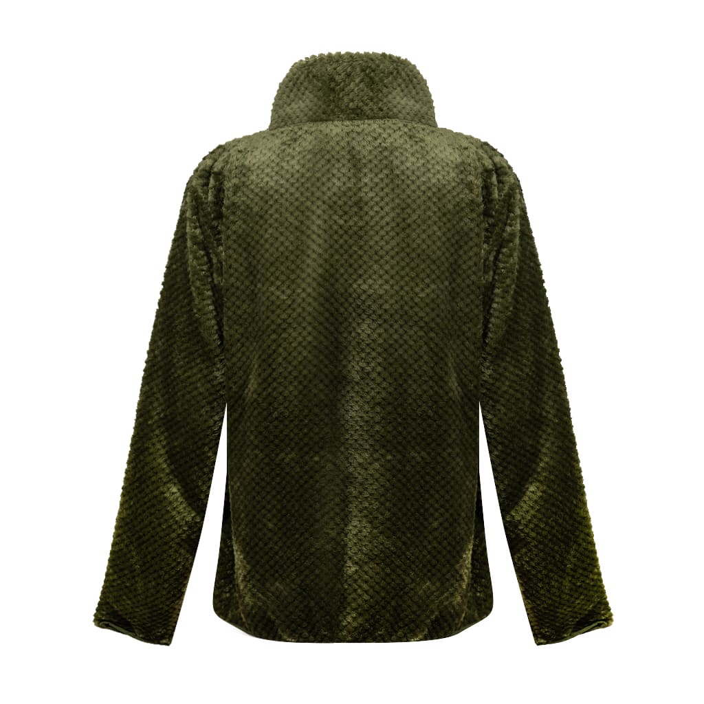 Polar Llaima Sherpa Suave Mujer Verde