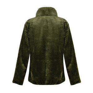 Polar Llaima Sherpa Suave Mujer Verde