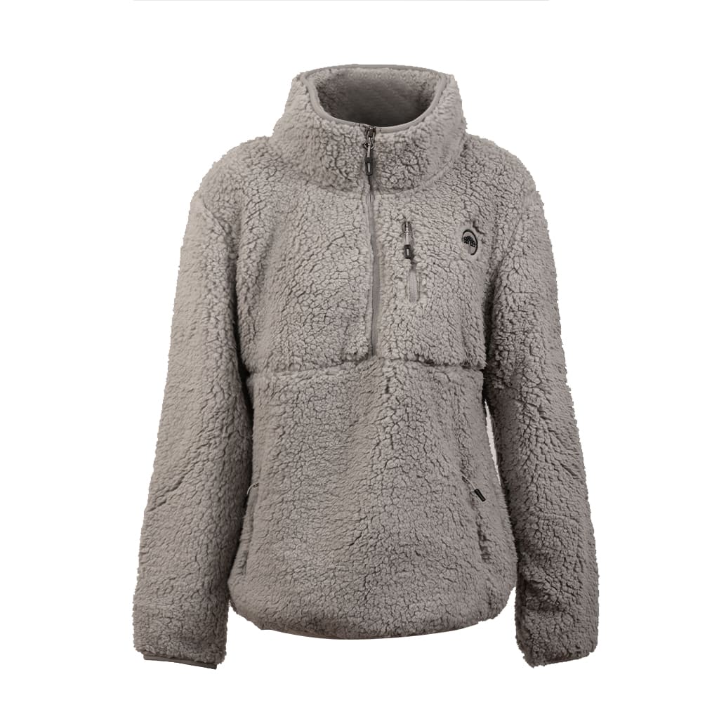 Polar Sherpa Knitted Mujer Gris