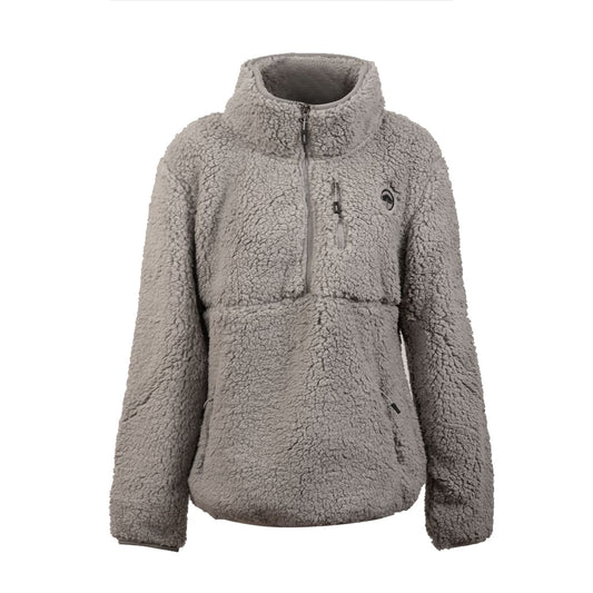 Polar Llaima Sherpa Knitted Mujer Gris