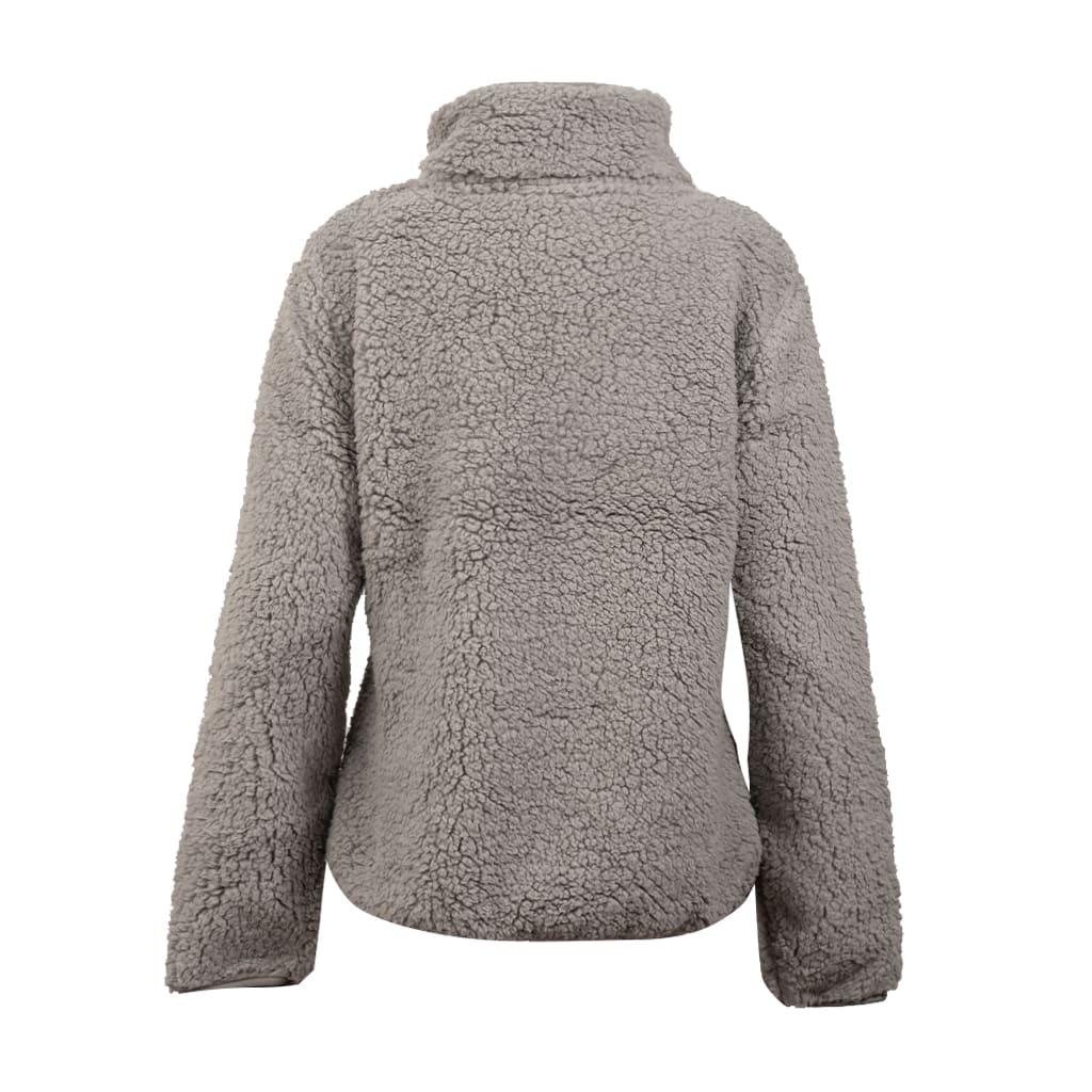 Polar Llaima Sherpa Knitted Mujer Gris
