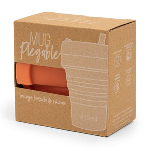 Mug Gout Silicona Plegable Rosado