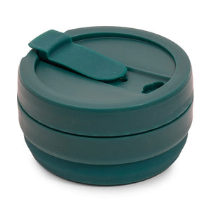 Mug Gout Silicona Plegable Verde Petróleo