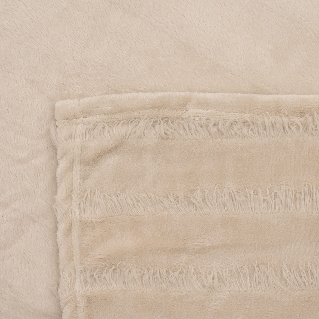 Manta de Polar Soft Beige