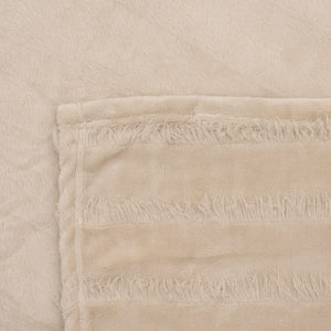 Manta de Polar Soft Beige