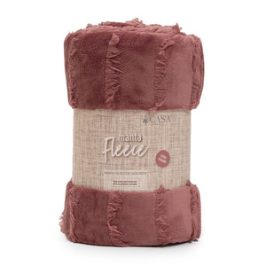 Manta de Polar Soft Rosado