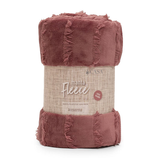 Manta de Polar Soft Rosado