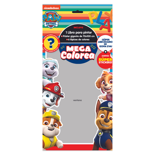 Bolsa Megacolorea Paw Patrol