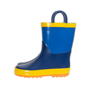 Combo 1 Botas De Agua Infantil Azul + 1 Paraguas Dinosaurio Aqua