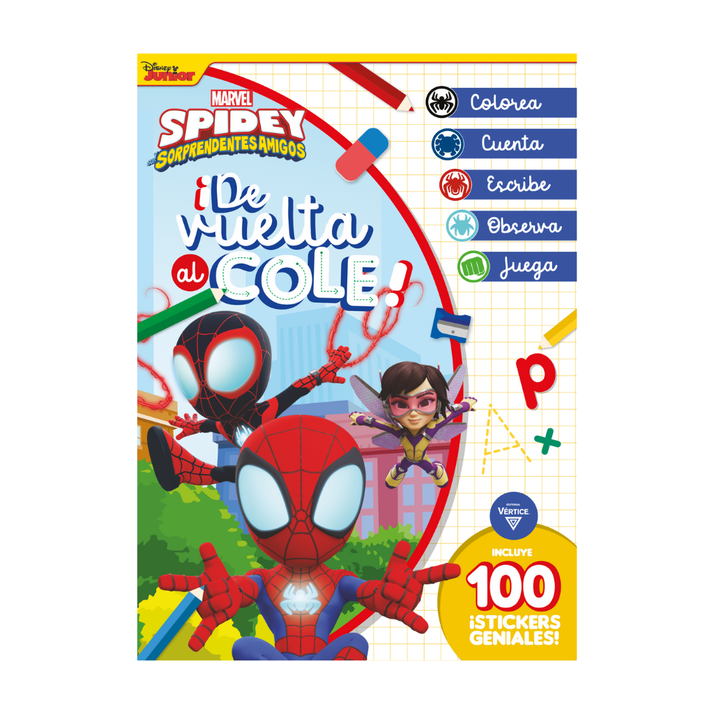 Libro De Actividades 100St De Vuelta Al Cole Spidey