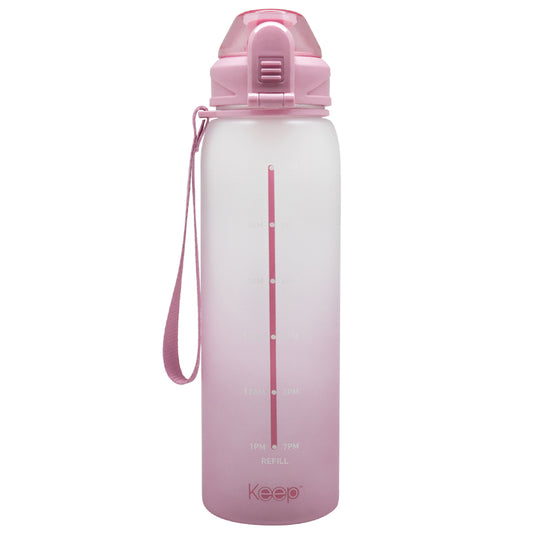 Botella Keep Med Rubber 1L - Lila