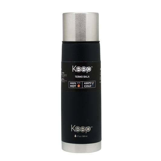 Termo Keep Bala 500 Ml Rubber - Negro