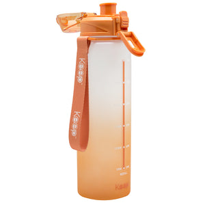 Botella Keep Med Rubber 1L - Naranja