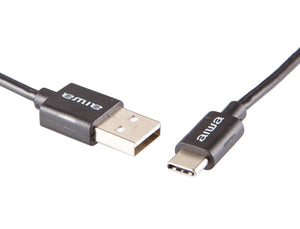Cable Usb Tipo C 150cm Negro Aiwa