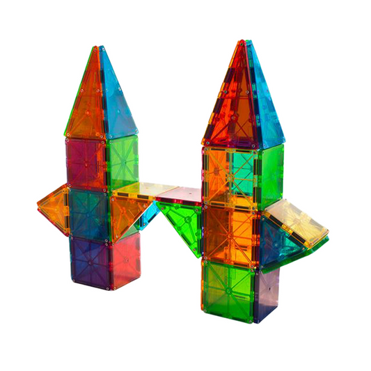 Bloques Magneticos 40 Piezas Colores Y Formas