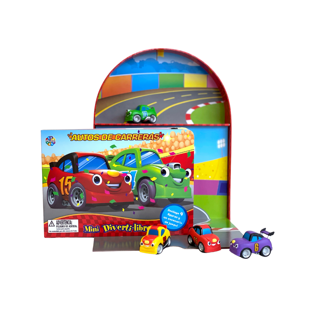 Autos De Carrera Mini Diverti-Libros