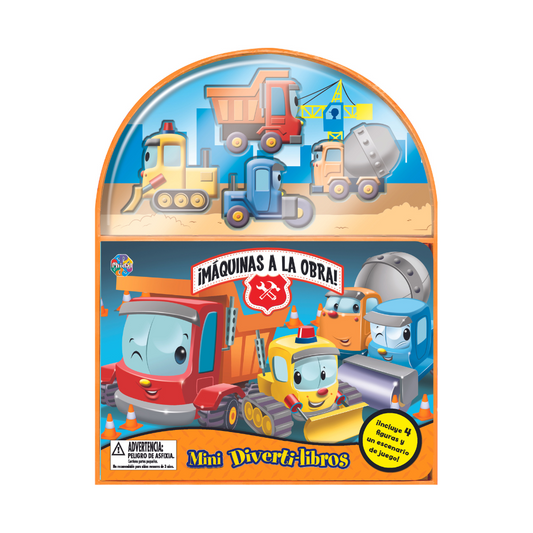Máquinas A La Obra Mini Diverti-Libros