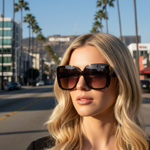 Combo Lentes de sol Lubeck color café + Lentes De Sol Marinha