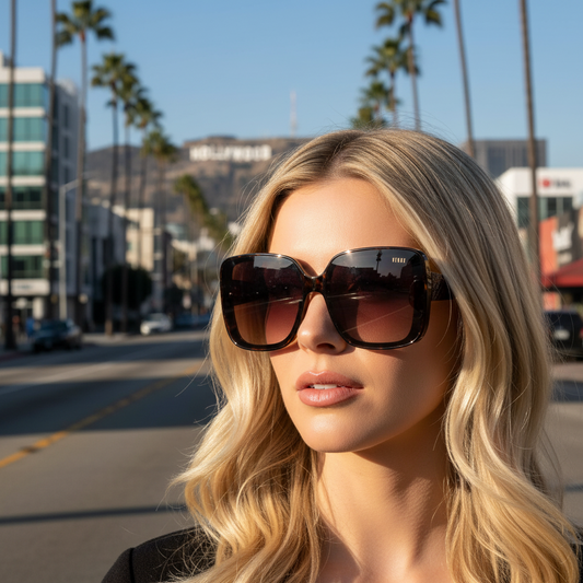 Combo Lentes de sol Lubeck color café + Lentes De Sol Marinha