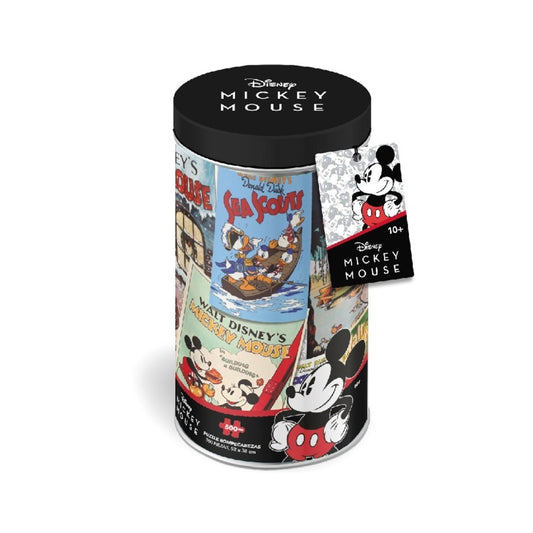 Puzzle 500 Piezas Tubo 4 Modelos Surtidos Mickey Vintage
