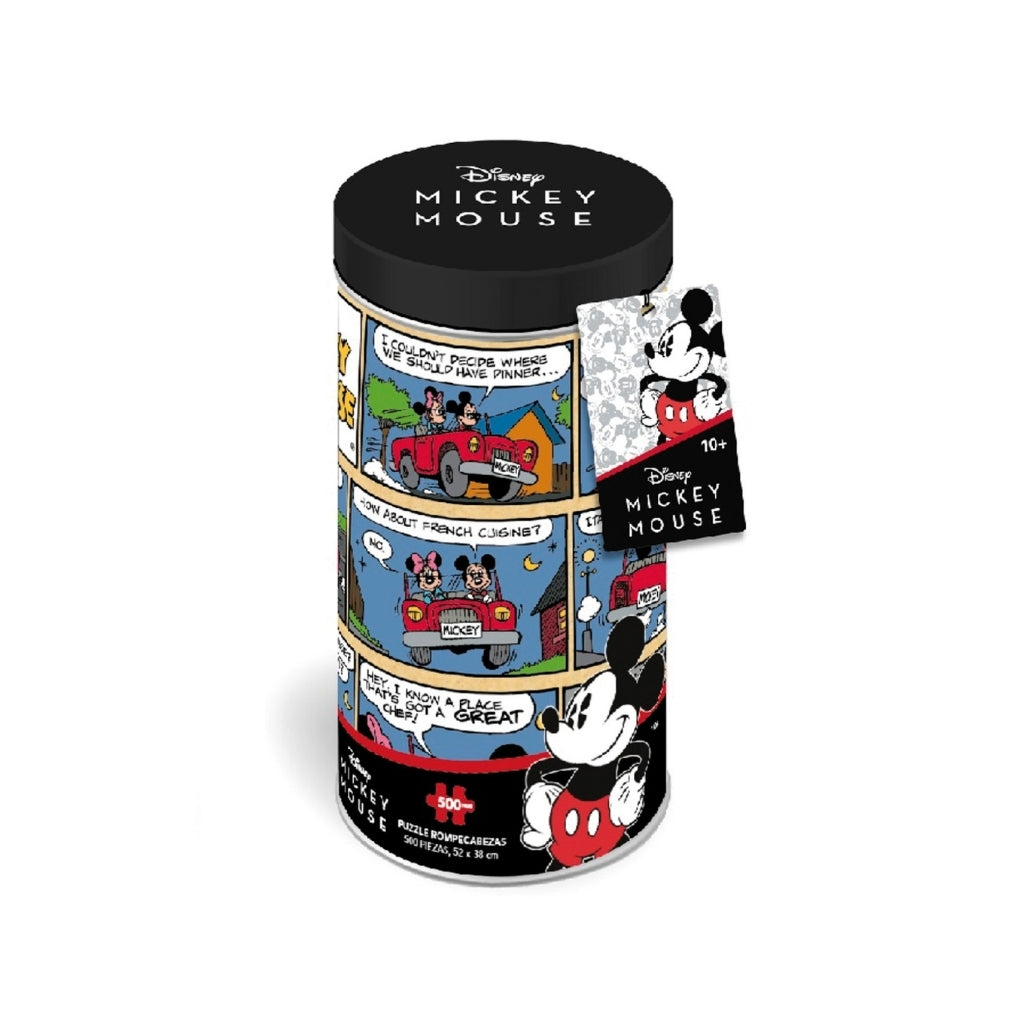 Puzzle 500 Piezas Tubo 4 Modelos Surtidos Mickey Vintage