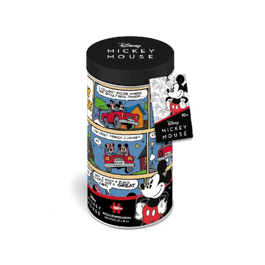 Puzzle 500 Piezas Tubo 4 Modelos Surtidos Mickey Vintage