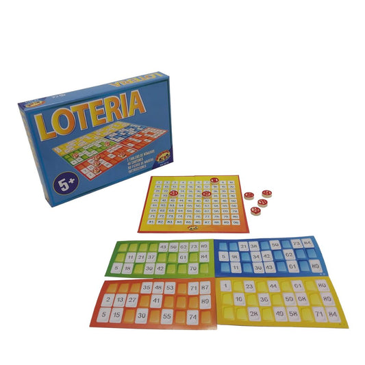 Loteria 48 Cartones Fichas De Madera