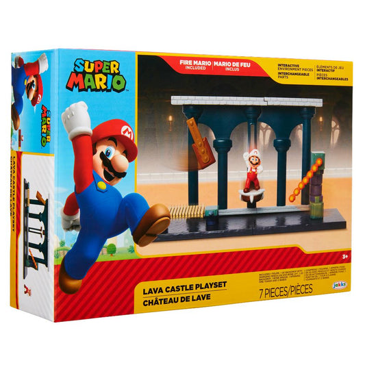 Set De Super Mario Castillo De Lava Nintendo