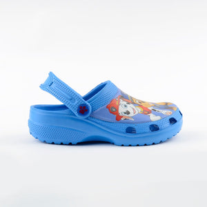 Combo Sandalia Zueco Niño Paw Patrol Azul y Alitas Flotadoras Niños 3D Stitch