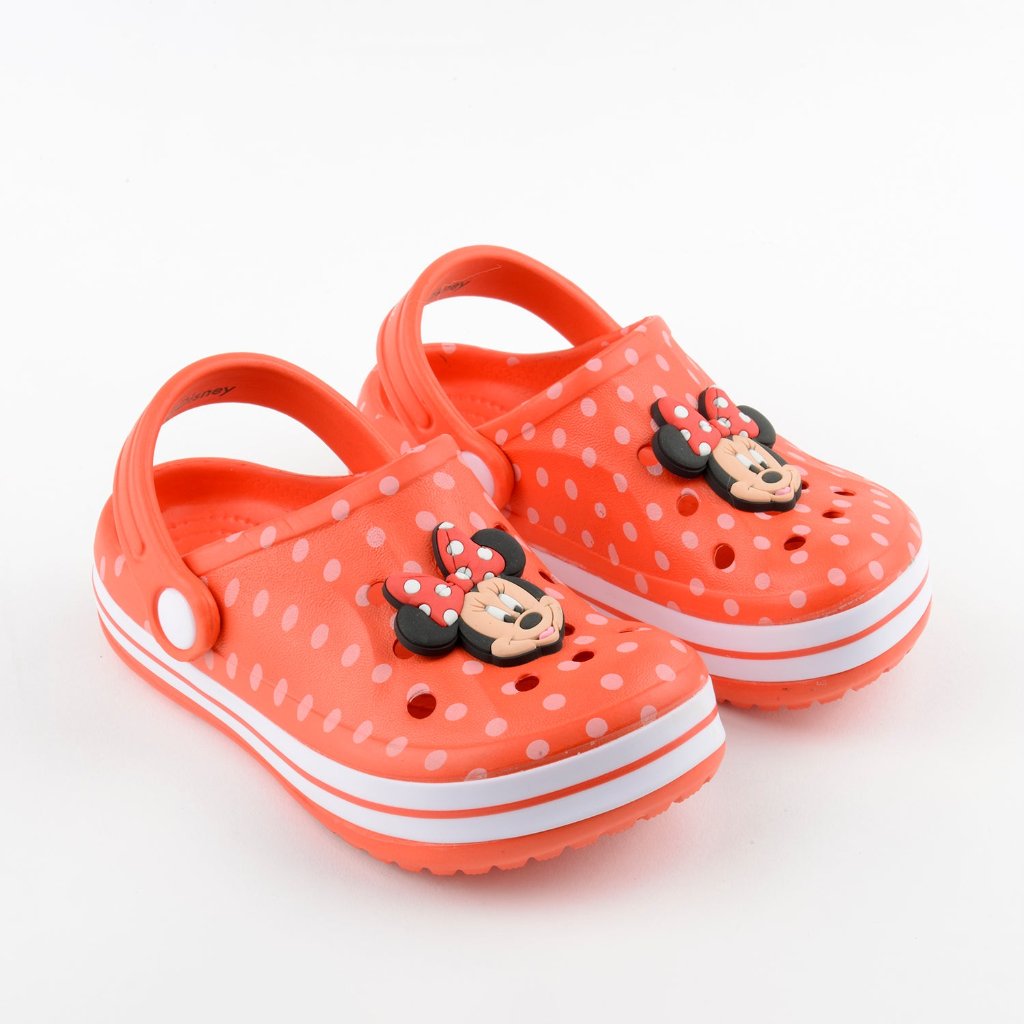 Sandalia Zueco Niña Minnie Rojo