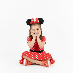 Sandalia Zueco Niña Minnie Rojo