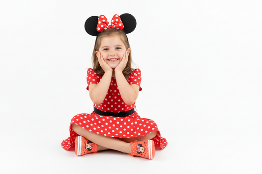 Sandalia Zueco Niña Minnie Rojo